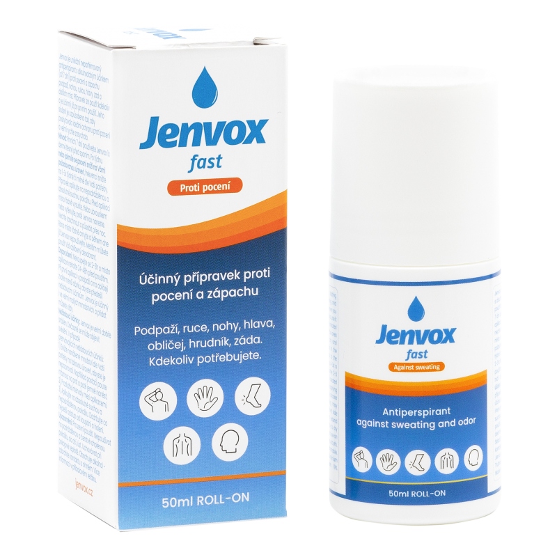Jenvox Fast - rychleschnoucí verze Jenvoxu proti pocení a zápachu